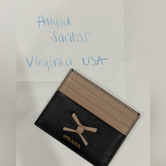 PRADA Card Case/Business Holder SAFFIANO/Black 1MC025 in PHENOMENAL CONDITION - Picture 4 of 4